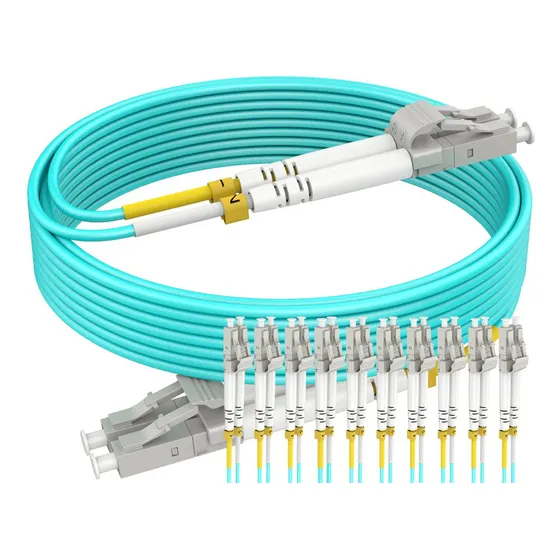 (5m 10pack) Cables De Parche De Fibra Lc A