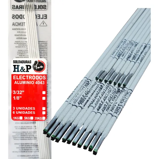 Electrodo Para Aluminio 4043 3/32  6und