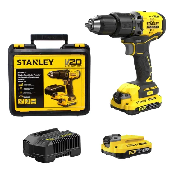 Taladro Percutor Inalambrico Brushless 20v Stanley