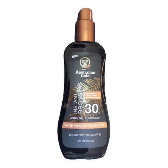 Protector solar Australian Gold instant bronzer Spf 30 de 237ml