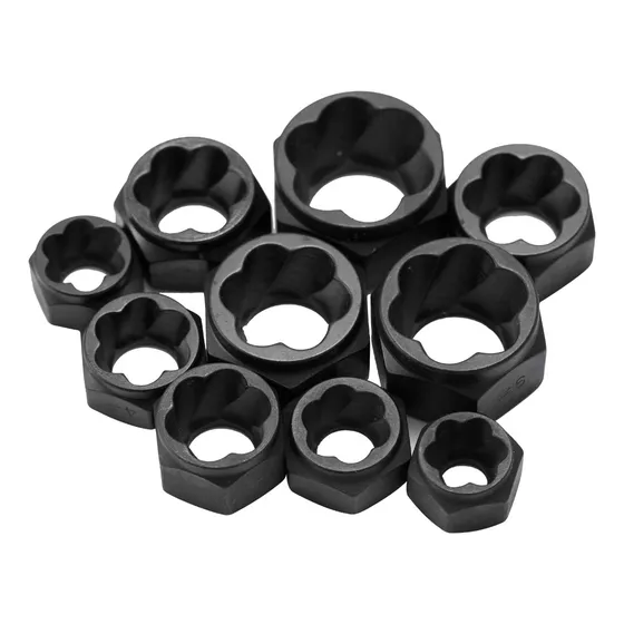 Removedor De Tuercas De Tornillos Dañados 10 Piezas