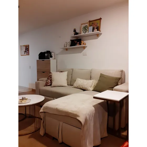 Sofa Cama Modular Estrella Premium (com Mesitas Y Puff)