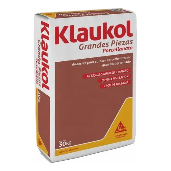 Klaukol Porcellanato Grandes Piezas X 30 Kg  Ceramisur