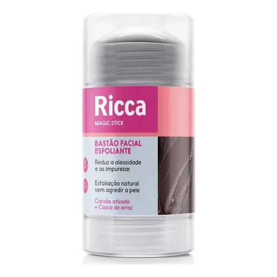 Ricca O Poderoso Carvão! - Bastão Esfoliante Facial 30g