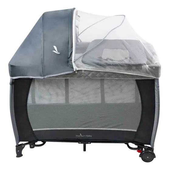 Practicuna Premium Baby Confort Plus Color Gris Diseño De La Tela Liso