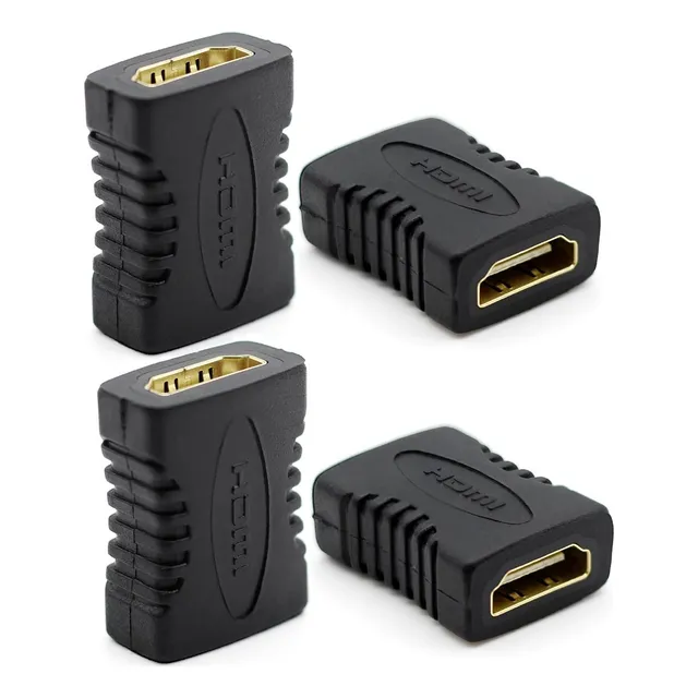 Cople Conector Hdmi A Hdmi Hembra Adaptador  1080p 4pzs 