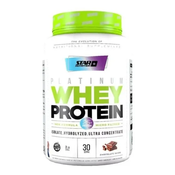 Proteina Whey Star Nutrition X 2 Lb Chocolate