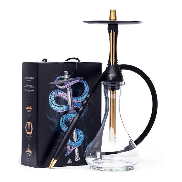 Alpha Hookah Modelo S Acero Inoxidable Shisha Arguile 