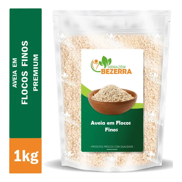 1kg Aveia Em Flocos Finos Farelo De Aveia Ou Farinha
