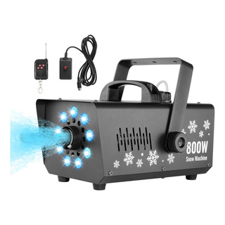Maquina De Nieve Artificial Con Luz Led 800w Maquina De Nieve Artificial Con Luz Led 800w