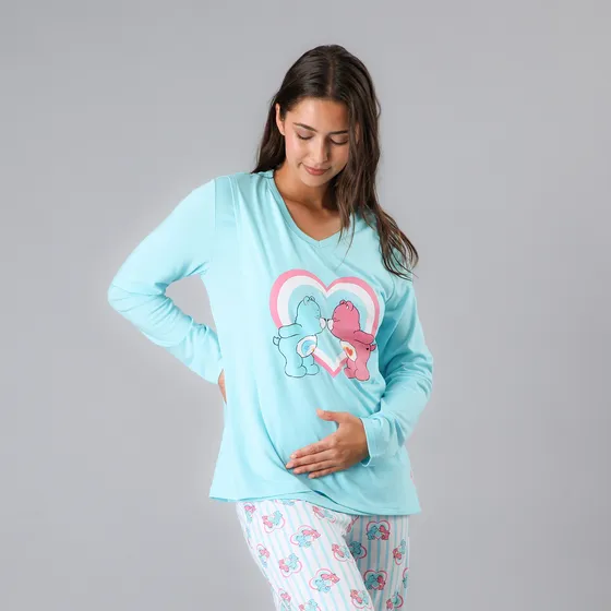 Pijama Maternal Top + Pantalon Flores Mujer 33787-14