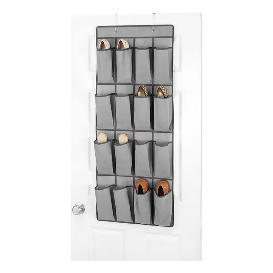 Whitmor Organizador De Zapatos Para Puerta 8 Pares Color Gris