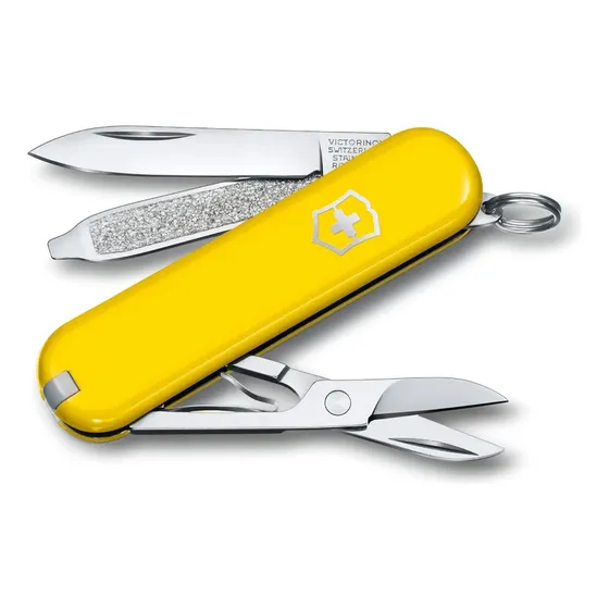 Cuchillo Victorinox Classic Colors, Tuscan Sun, 7 funciones, color amarillo