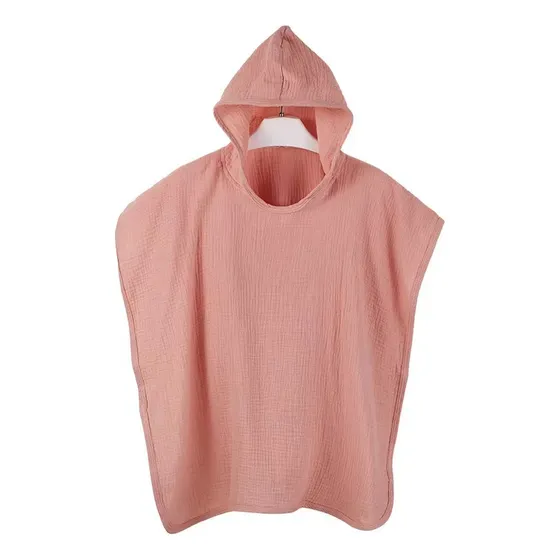 Bata Poncho Con Capucha