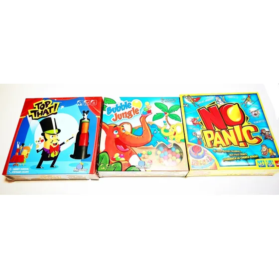 Juegos De Mesa 2 Pzas Top That, Bubble Jungle