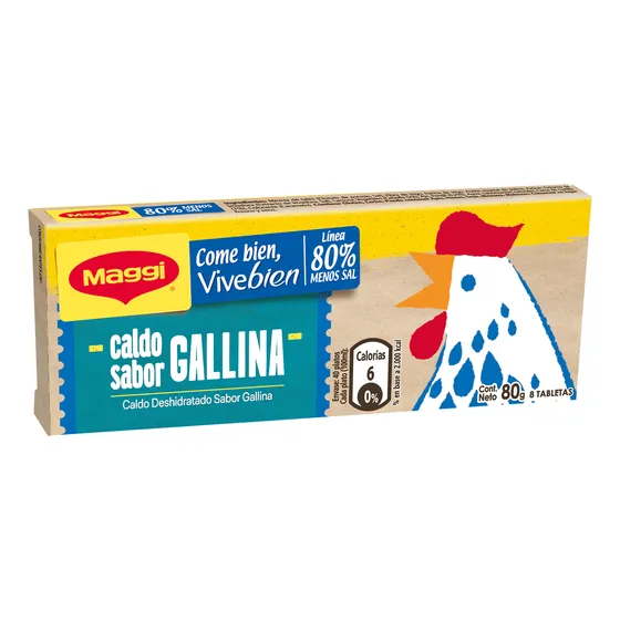 Caldo Maggi Vive Bien Sabor Gallina 80g