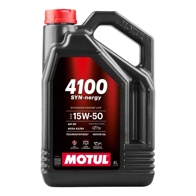 Motul 4100 Power 15w50 X 5lts Semisintetico 
