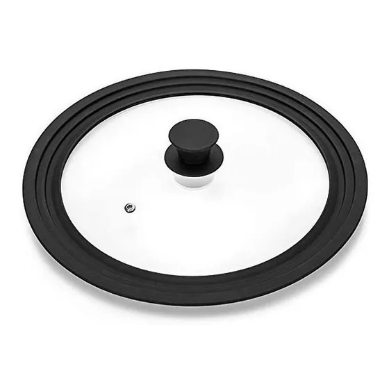 Tapa Vidrio Silicona Multi 26 28 30 Cm Olla Sarten Cacerola