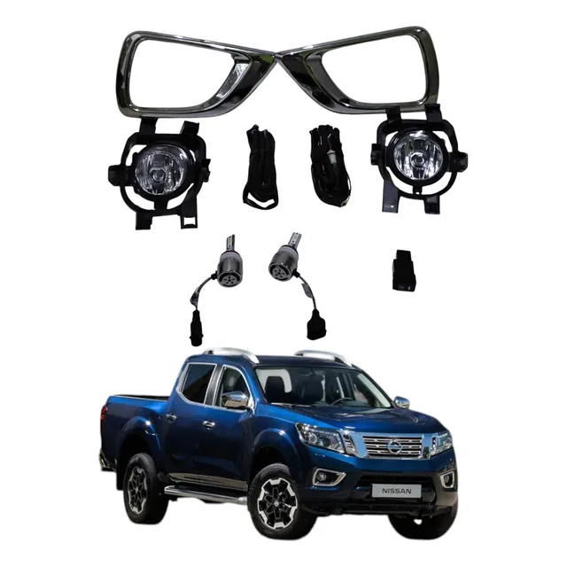 Kit Completo Neblineros Nissan Np300 2017-2018+ Luces Led