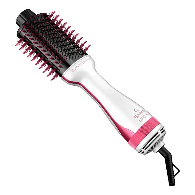 Escova Secadora Gama Italy Glamour Pink Brush 3d 1300w -