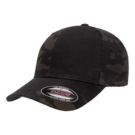 Gorra De Béisbol Atlético De Hombres Flexfit, Negro Zyy7k