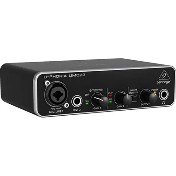 Usb Audio Interface Behringer U-phoria Umc22 2-channel 48khz