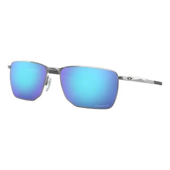 Anteojos de sol Oakley Ejector talle Standard armazón satin chrome y lente sapphire