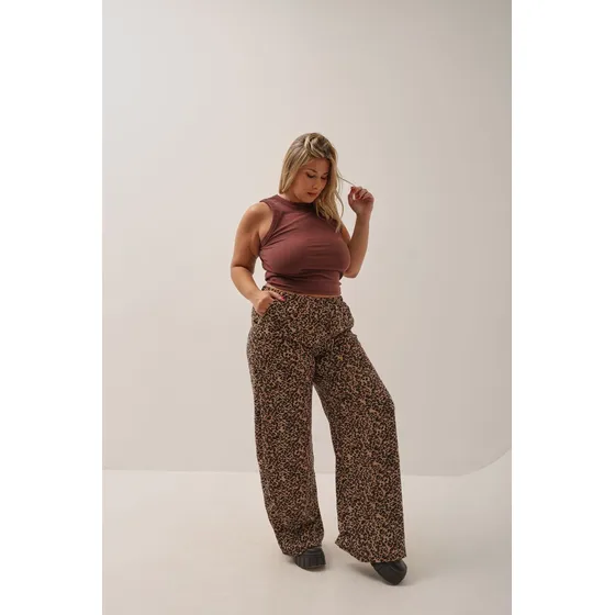 Pantalon Amplio De Cey Archer Mujer Naif