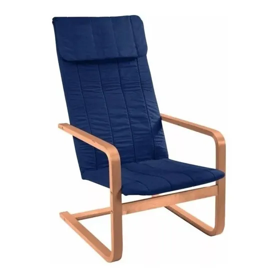Sillon Flex - Silla Tapizada - Sillones En Variados Colores Color Azul