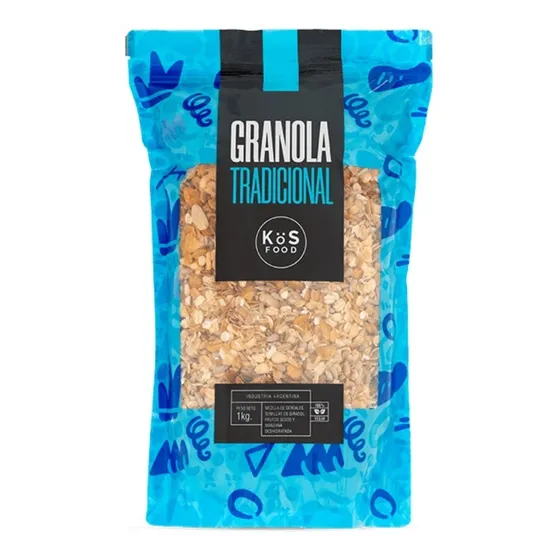 Granola Mix Tradicional Kos Food - 1 Kg