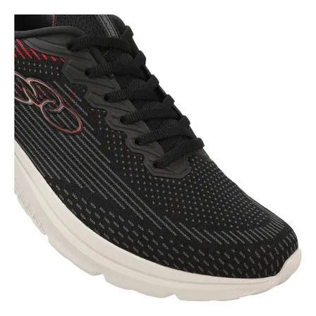 Tênis  Masculino Delta/122 Olympikus Preto/vermelho Lisa 40 Br