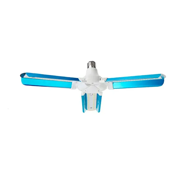 Lampara Led Plagable 60w 3 Hojas Ilumven