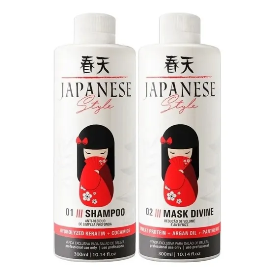 Escova Progressiva Japonesa Style Fioperfeitto 2x300ml
