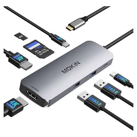 Mokin Estación De Acoplamiento Usb C Para Monitor