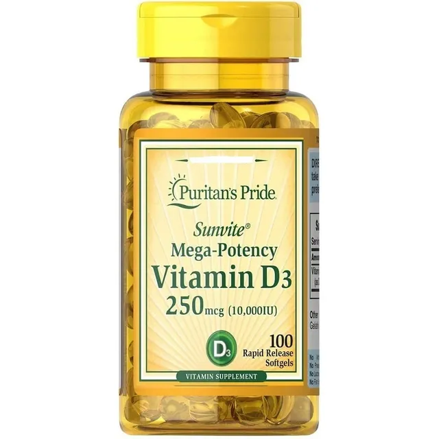 Vitamina D3 Mayor Potencia 10000ui De Eeuu