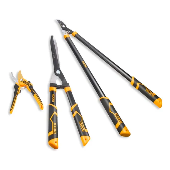 Set Tijeras De Podar 8.5 /22 /29  3pzas Ingco Hlt76033