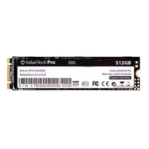 Ssd Valuetech Pro M.2 Sata 512gb 450-550mb/s (2280)