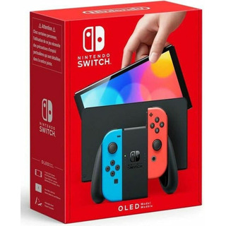 Consola De Jogos Nintendo Switch Modelo Oled Com Neon Joy-co Consola De Jogos Nintendo Switch Modelo Oled Com Neon Joy-co