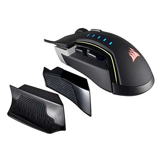 Ratón Corsair Glaive Rgb, Led, 16000 Dpi, Óptico