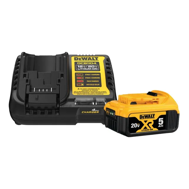 Starter Kit Batería 20v 5.0 Ah + Cargador Dewalt Dcb205-k3