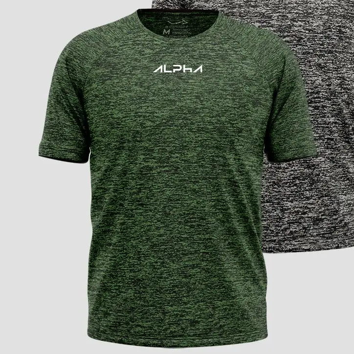 Kit 2 Camisetas New Fluid Masculina Dry Alpha