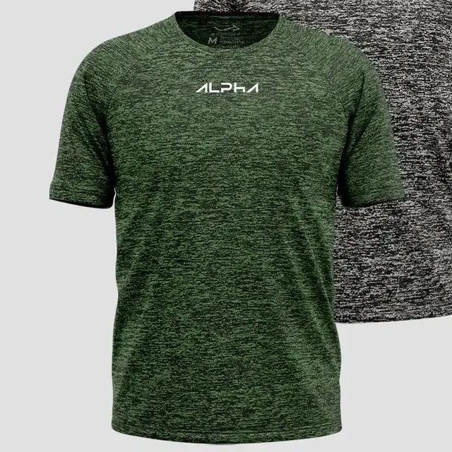 Kit 2 Camisetas New Fluid Masculina Dry Alpha