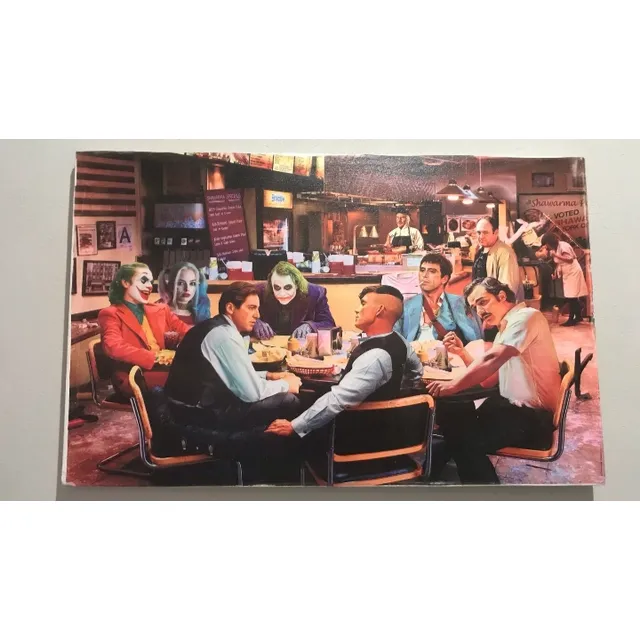 Mesa Da Lanchonete Dos Bandidos