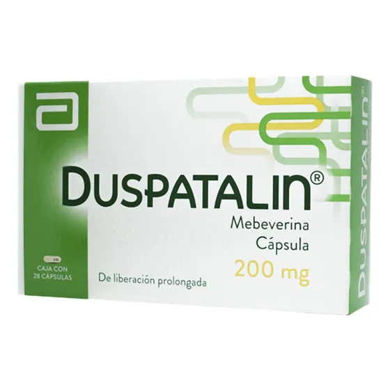 Duspatalin Cápsulas De Liberación Prolongada 200 Mg, 28 Cápsulas