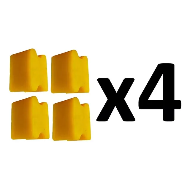 Kit 4 Taco Suplemento De Espiral Goma H Pack