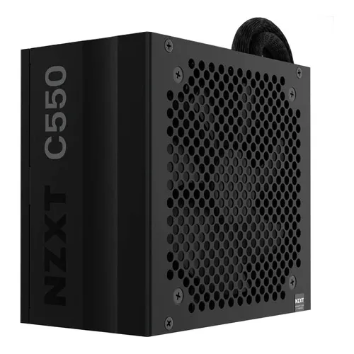 Fuente Gamer Nzxt C550 Semi Modular 550w Real 80 Plus Bronze Color Negro