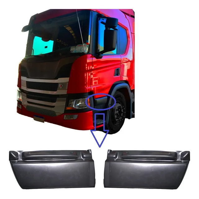 Kit Tapa Chinelo Compativel Com Scania P 2019 2020 2021 2022