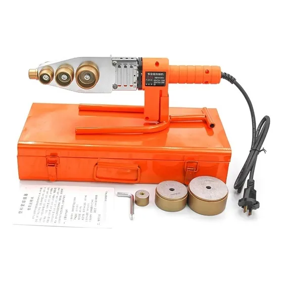 Termofusora 800w Con 3 Boquillas 20-32mm Y Estuche Naranja