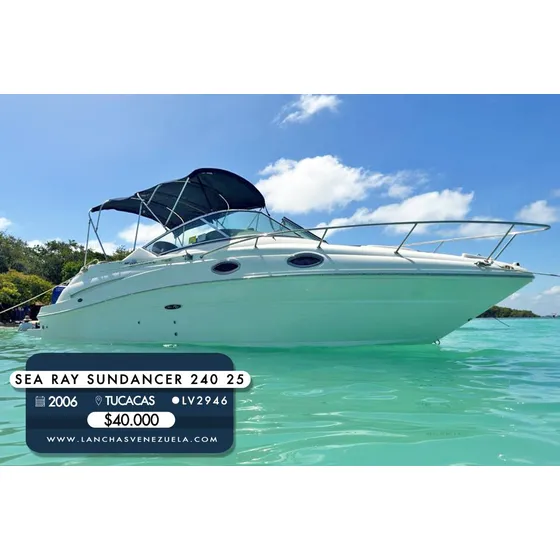 Lancha Sea Ray Sundancer 240 25 Lv2946