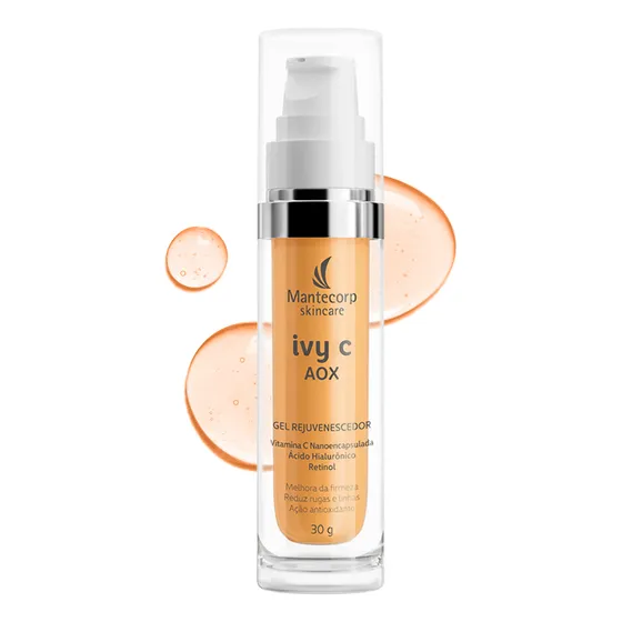 Mantecorp Gel Rejuvenescedor Facial Ivy C Aox 30g Todo Tipo De Pele Noite